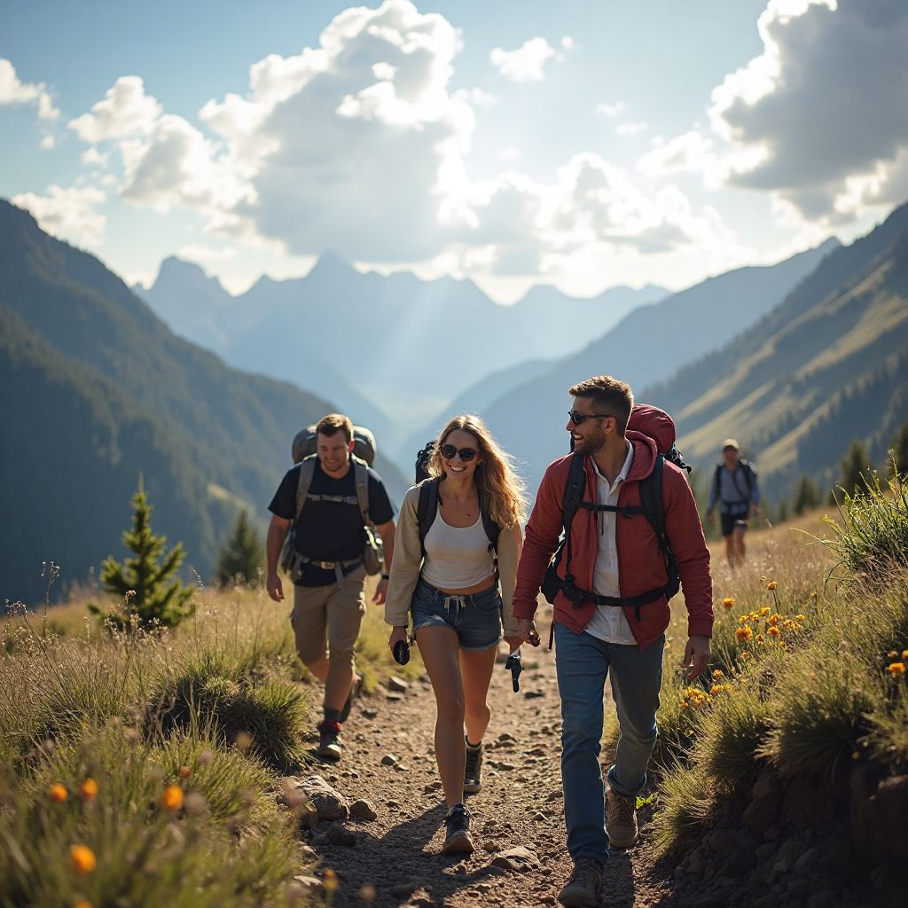 Gruppenwanderung